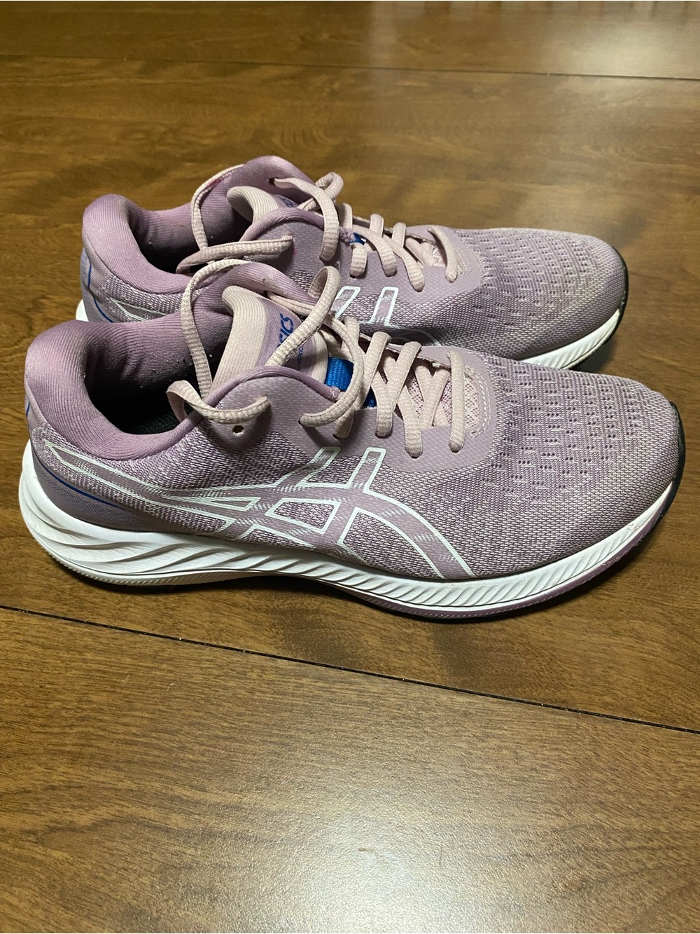 ASICS Women's Athletic Running Shoes in Dusty Mauve and White - Picture 3 of 6
